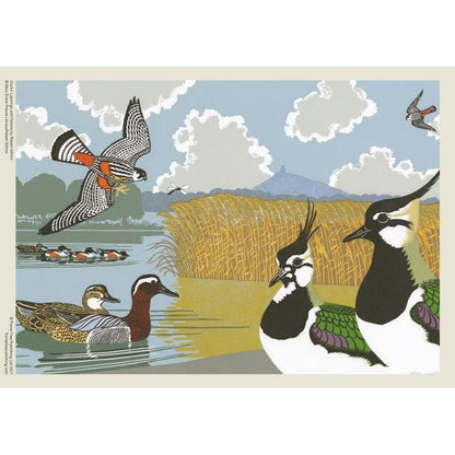 Ducks, Lapwings & Falcons by Robert Gillmor 1000 Piece Jigsaw Puzzle Flame Tree