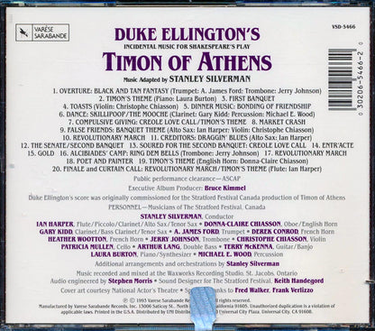 Duke Ellington - Duke Ellington's Timon of Athens [1993 New CD]