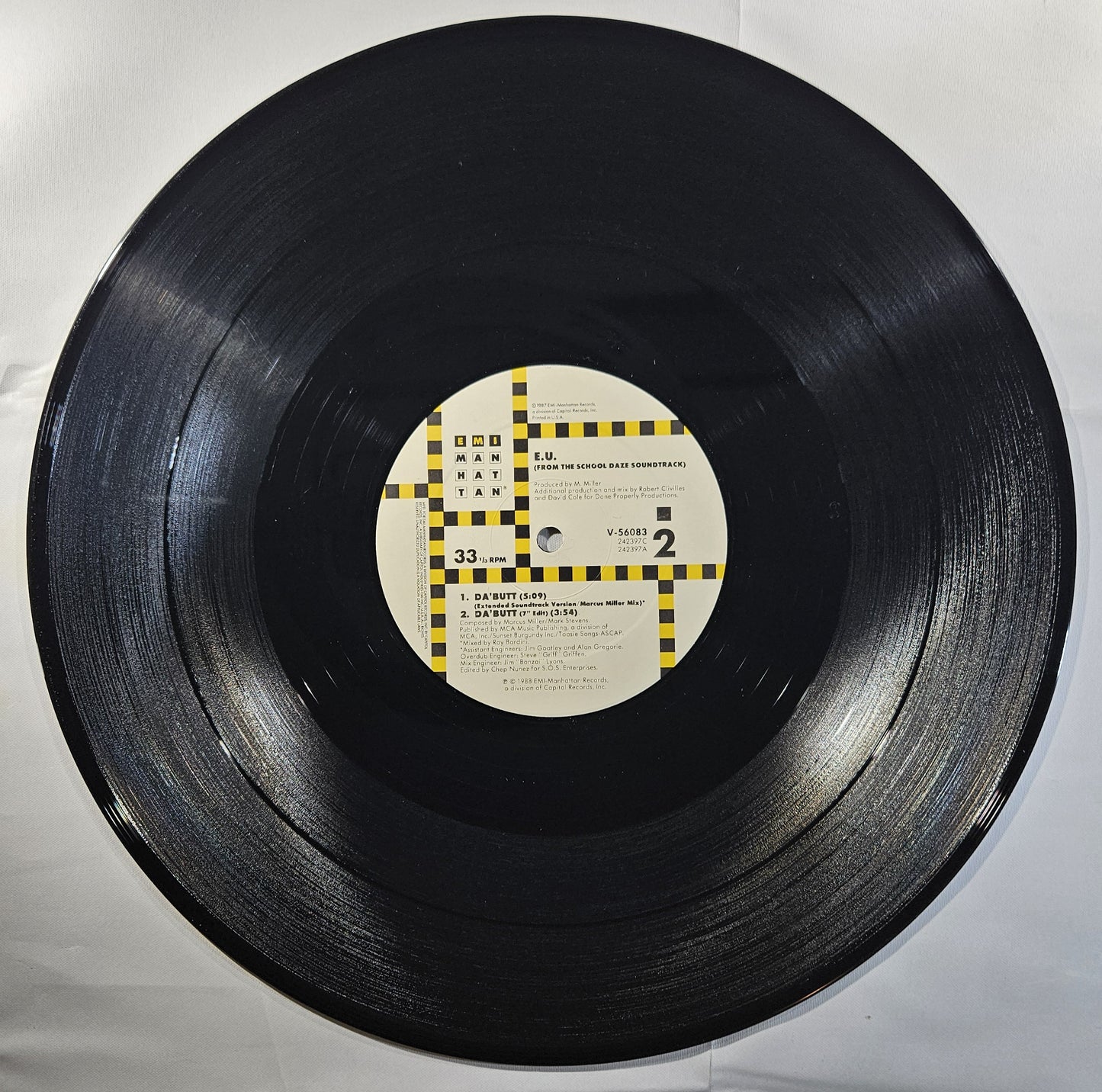 E.U. - Da Butt [1988 Used Vinyl Record 12" Single]