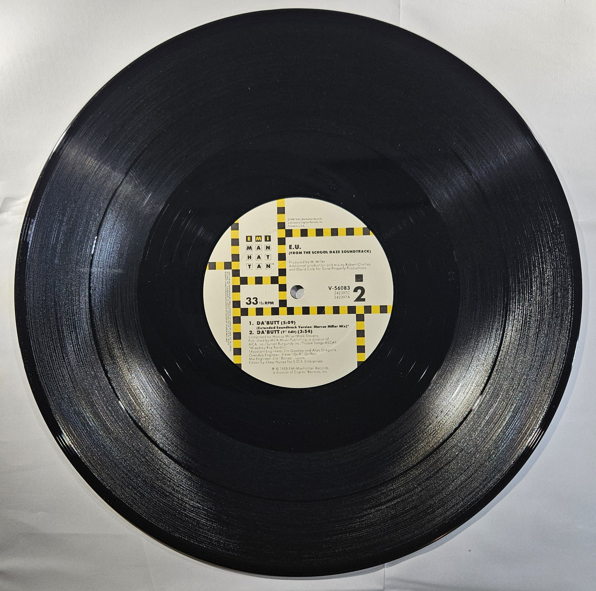 E.U. - Da Butt [1988 Used Vinyl Record 12" Single]