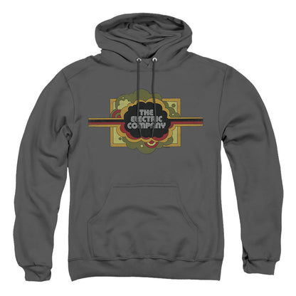 Electric Company Logo Mens Hoodie Charcoal Officially Licensed