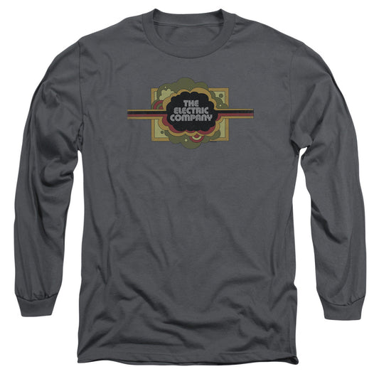 Electric Company Logo Mens Long Sleeve Shirt Charcoal Officially Licensed Officially Licensed