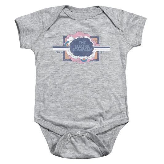 Electric Company Since 1971 Infant Baby Snapsuit Athletic Heather Officially Licensed