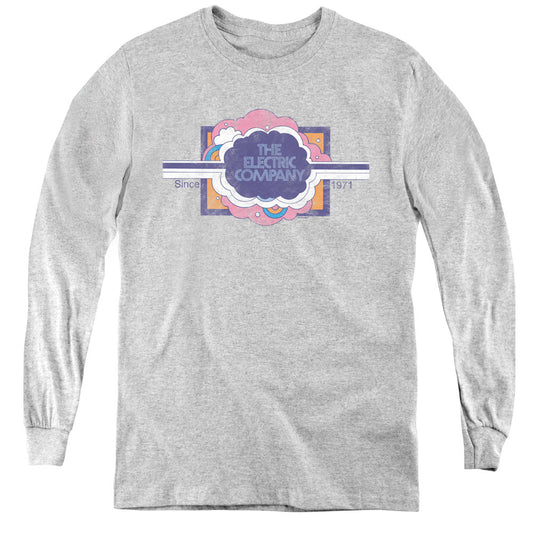 Electric Company Since 1971 Long Sleeve Kids Youth T Shirt Athletic Heather Officially Licensed