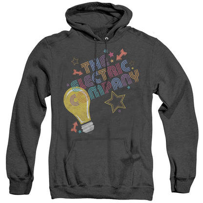 Electric Company Electric Light Heather Mens Hoodie Black Officially Licensed
