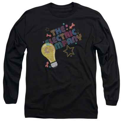 Electric Company Electric Light Mens Long Sleeve Shirt Black Officially Licensed Officially Licensed