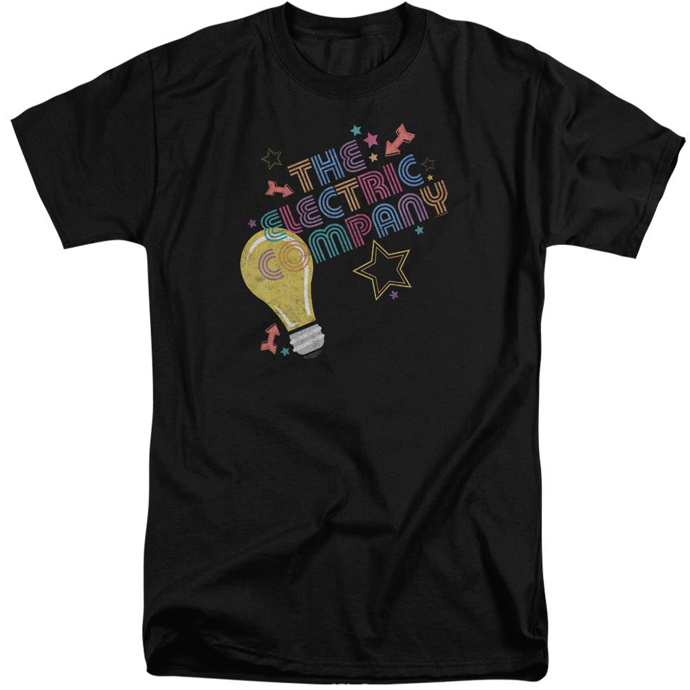 Electric Company Electric Light Mens Tall T Shirt Black Officially Licensed