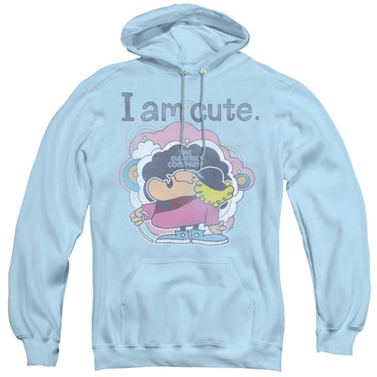 Electric Company I Am Cute Mens Hoodie Light Blue Officially Licensed