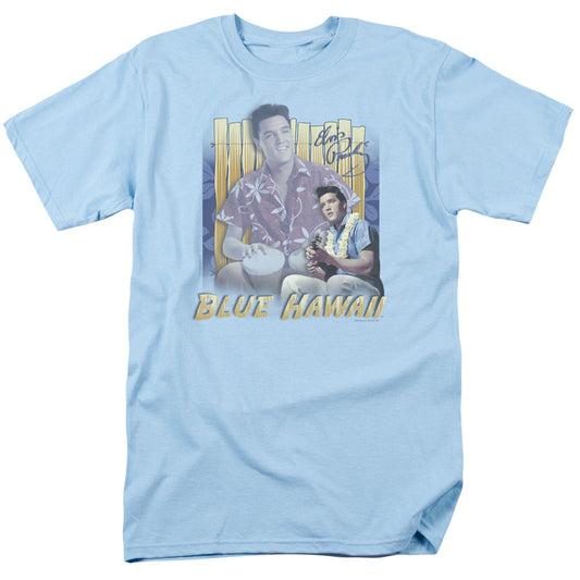 Elvis Presley Blue Hawaii Mens T Shirt Carolina Blue Officially Licensed
