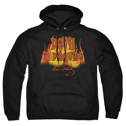 Elvis Presley Devil In Disguise Mens Hoodie Black Officially Licensed