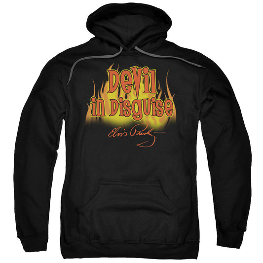 Elvis Presley Devil In Disguise Mens Hoodie Black Officially Licensed