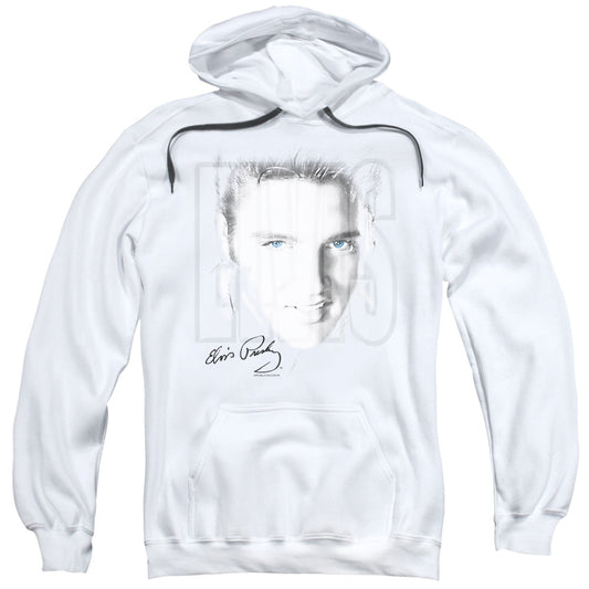 Elvis Presley Blue Eyes Mens Hoodie White Officially Licensed