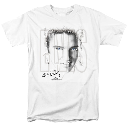 Elvis Presley Blue Eyes Mens T Shirt White Officially Licensed