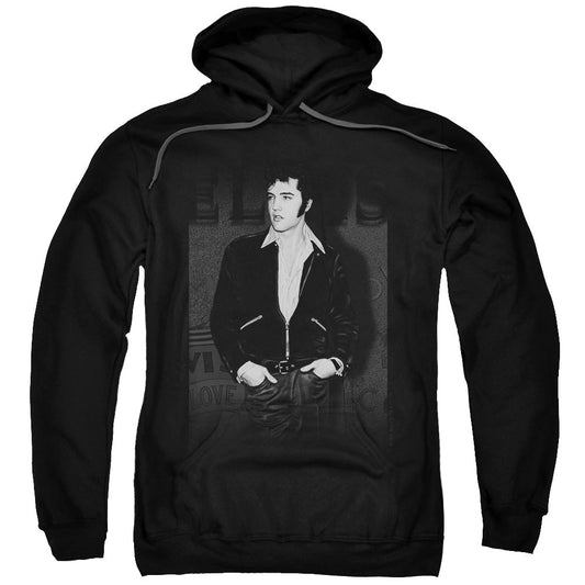 Elvis Presley Just Cool Mens Hoodie Black Officially Licensed