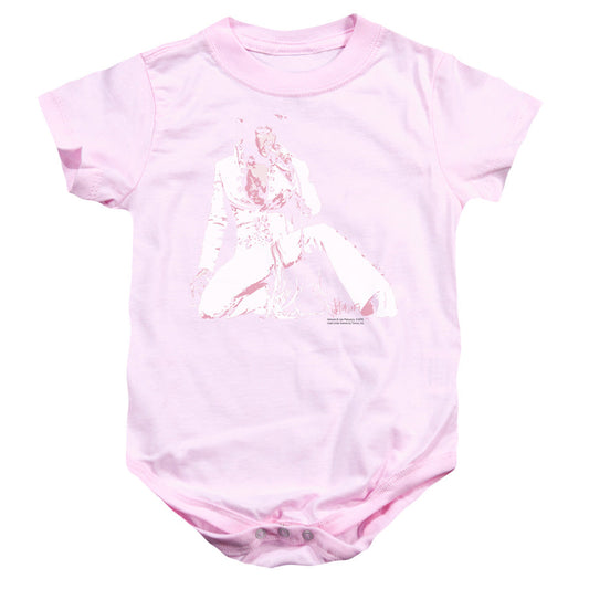 Elvis Presley Please Love Me Infant Baby Snapsuit Pink Officially Licensed