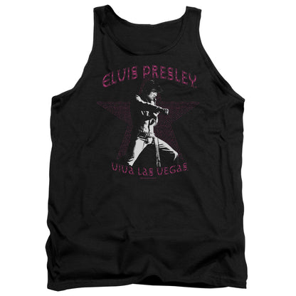 Elvis Presley Viva Las Vegas Star Mens Tank Top Shirt Black Officially Licensed