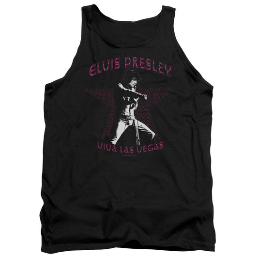 Elvis Presley Viva Las Vegas Star Mens Tank Top Shirt Black Officially Licensed