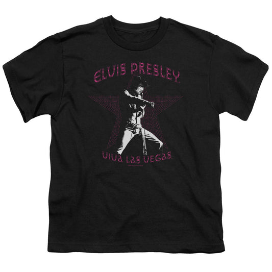 Elvis Presley Viva Las Vegas Star Kids Youth T Shirt Black Officially Licensed