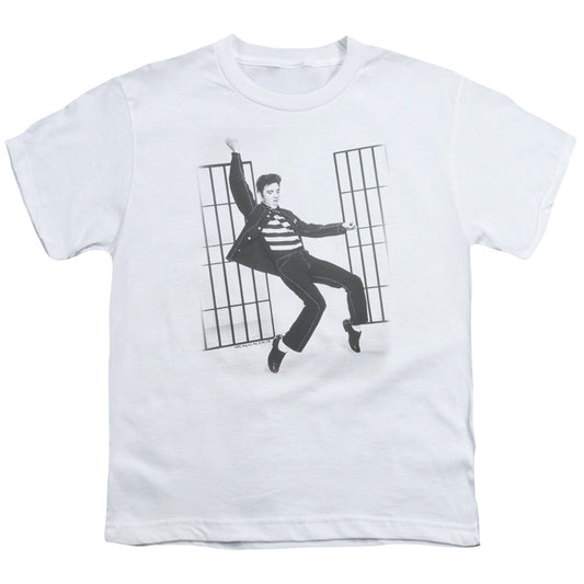 Elvis Presley Jailhouse Rock Kids Youth T Shirt White Officially Licensed