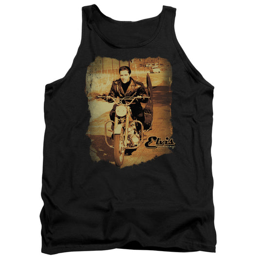 Elvis Presley Hit The Road Mens Tank Top Shirt Black Officially Licensed