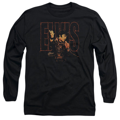 Elvis Presley Take My Hand Mens Long Sleeve Shirt Black Officially Licensed Officially Licensed