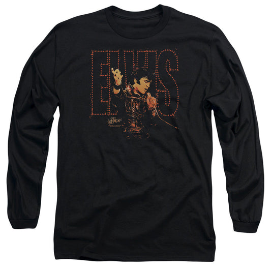 Elvis Presley Take My Hand Mens Long Sleeve Shirt Black Officially Licensed Officially Licensed