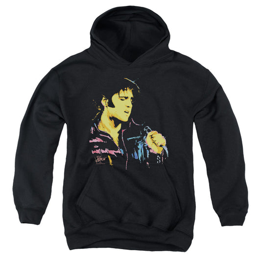 Elvis Presley Neon Elvis Kids Youth Hoodie Black Officially Licensed