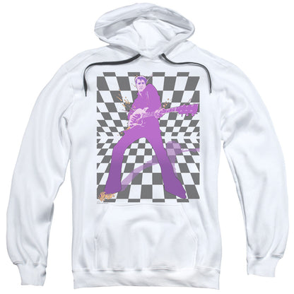 Elvis Presley Lets Rock Mens Hoodie White Officially Licensed