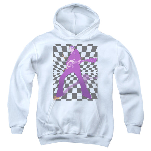 Elvis Presley Lets Rock Kids Youth Hoodie White Officially Licensed