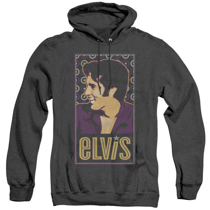 Elvis Presley Elvis Is Heather Mens Hoodie Black Officially Licensed