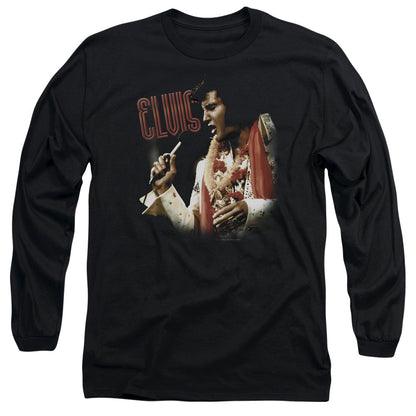 Elvis Presley Soulful Mens Long Sleeve Shirt Black Officially Licensed Officially Licensed