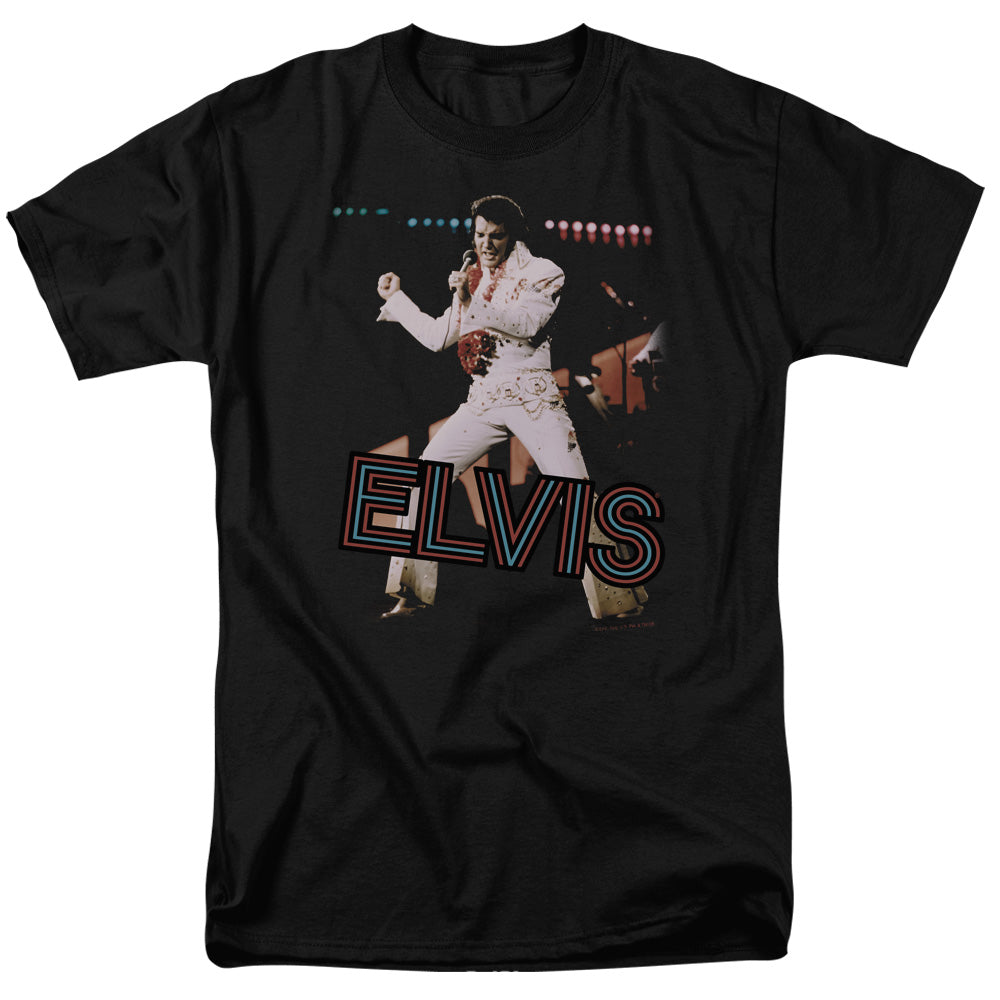Elvis Presley Hit The Lights Mens T Shirt Black Officially Licensed