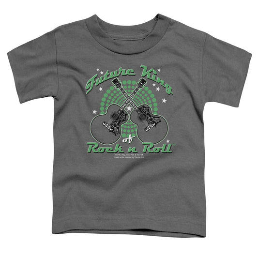 Elvis Presley Future King Toddler Kids Youth T Shirt Charcoal Officially Licensed