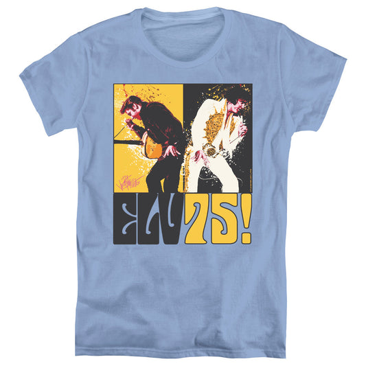 Elvis Presley Still the King Womens T Shirt Carolina Blue Officially Licensed