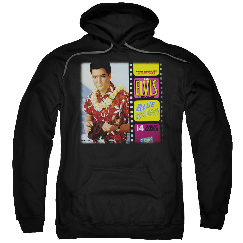 Elvis Presley Blue Hawaii Album Mens Hoodie Black Officially Licensed