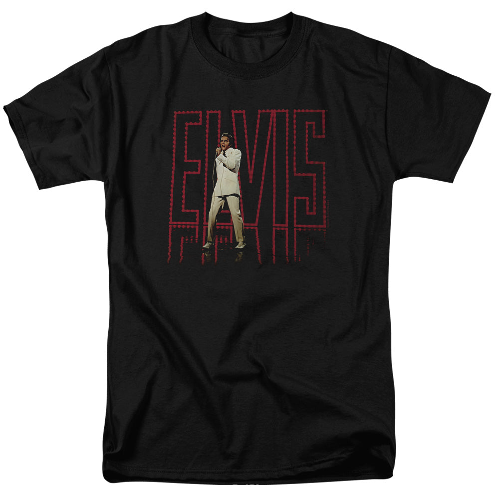 Elvis Presley Elvis 68 Album Mens T Shirt Black Officially Licensed