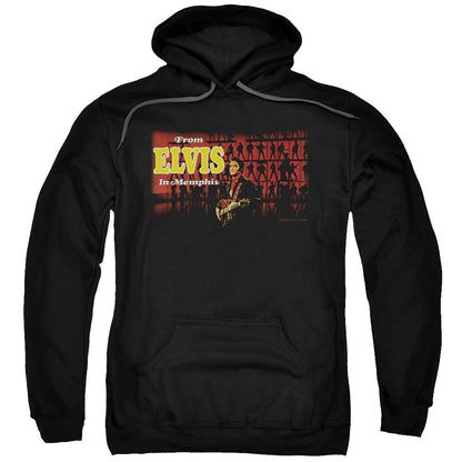 Elvis Presley From Elvis In Memphis Mens Hoodie Black Officially Licensed