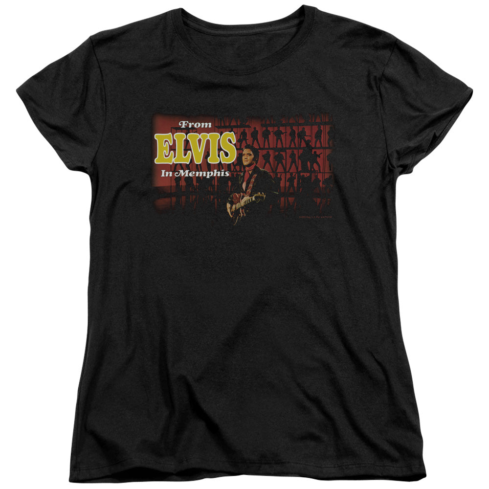 Elvis Presley From Elvis in Memphis Womens T Shirt Black Officially Licensed