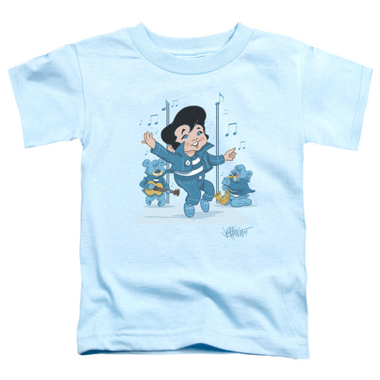 Elvis Presley Jailhouse Rocker Toddler Kids Youth T Shirt Light Blue Officially Licensed