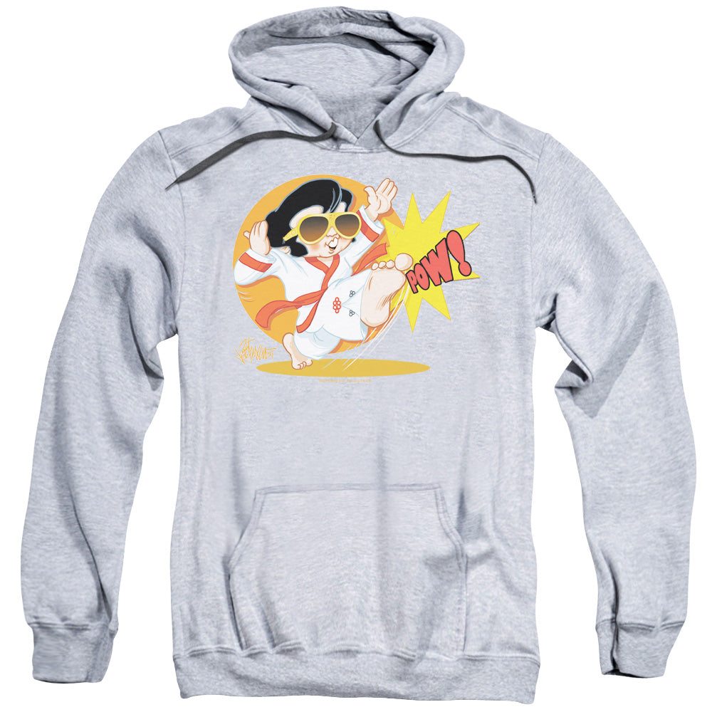 Elvis Presley Karate King Mens Hoodie Athletic Heather Officially Licensed