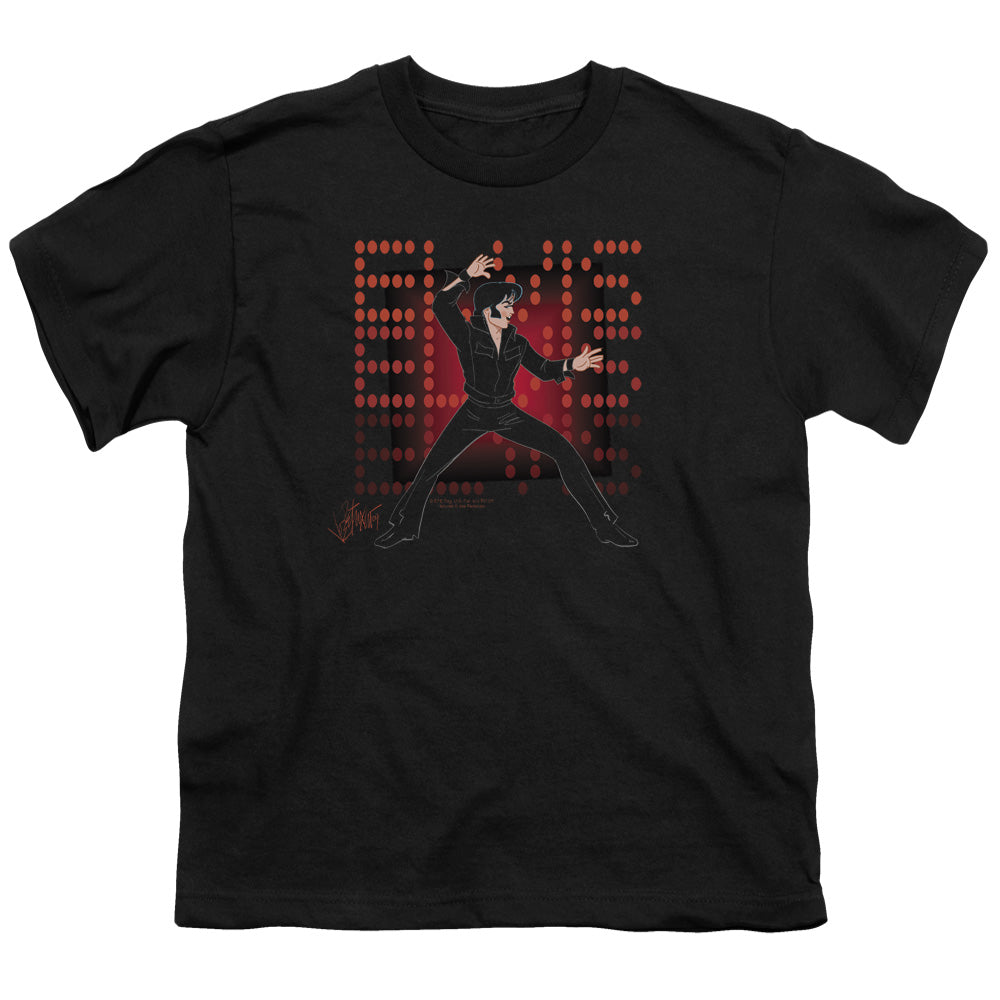 Elvis Presley 69 Anime Kids Youth T Shirt Black Officially Licensed