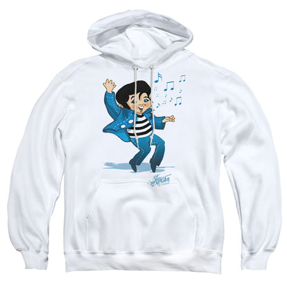 Elvis Presley Lil Jailbird Mens Hoodie White Officially Licensed
