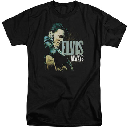 Elvis Presley Always The Original Mens Tall T Shirt Black Officially Licensed