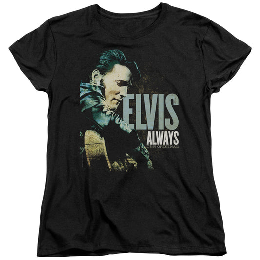Elvis Presley Always the Original Womens T Shirt Black Officially Licensed