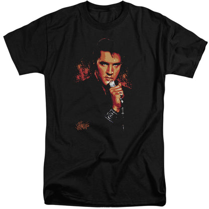 Elvis Presley Trouble Mens Tall T Shirt Black Officially Licensed