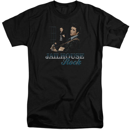 Elvis Presley Jailhouse Rock Mens Tall T Shirt Black Officially Licensed