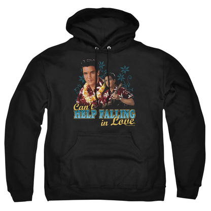 Elvis Presley Cant Help Falling Mens Hoodie Black Officially Licensed
