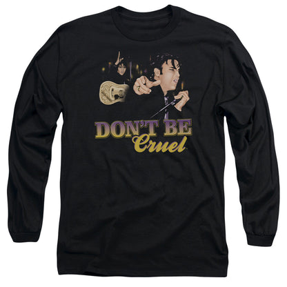 Elvis Presley Dont Be Cruel Mens Long Sleeve Shirt Black Officially Licensed Officially Licensed