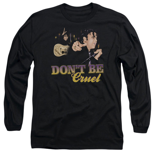 Elvis Presley Dont Be Cruel Mens Long Sleeve Shirt Black Officially Licensed Officially Licensed