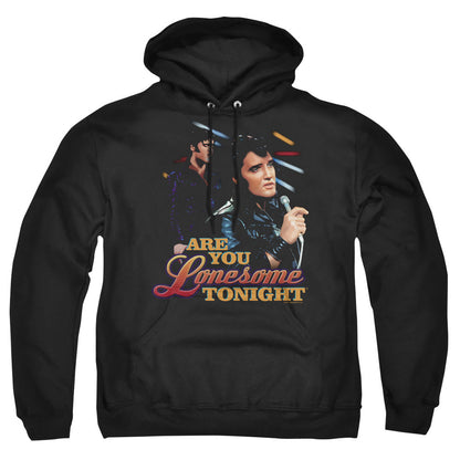 Elvis Presley Are You Lonesome Mens Hoodie Black Officially Licensed